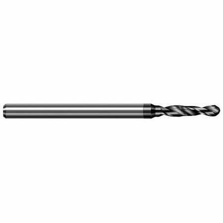 HARVEY TOOL 6.528 mm Drill dia. x 32mm Carbide HP Drill for Composites, 2 Flutes, Amorphous dia.mond Coated BAA2570-C4